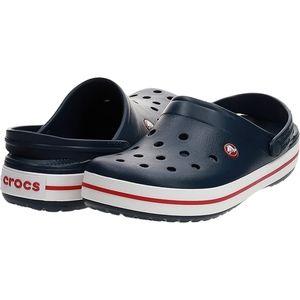 Crocs Unisex Crocband Clog, Navy, 8 W / 6 M